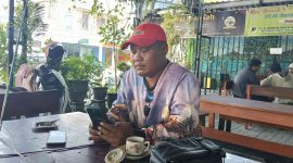 Foto: Sekjen Lasbandra Saat ditemui di salah satu cafe 