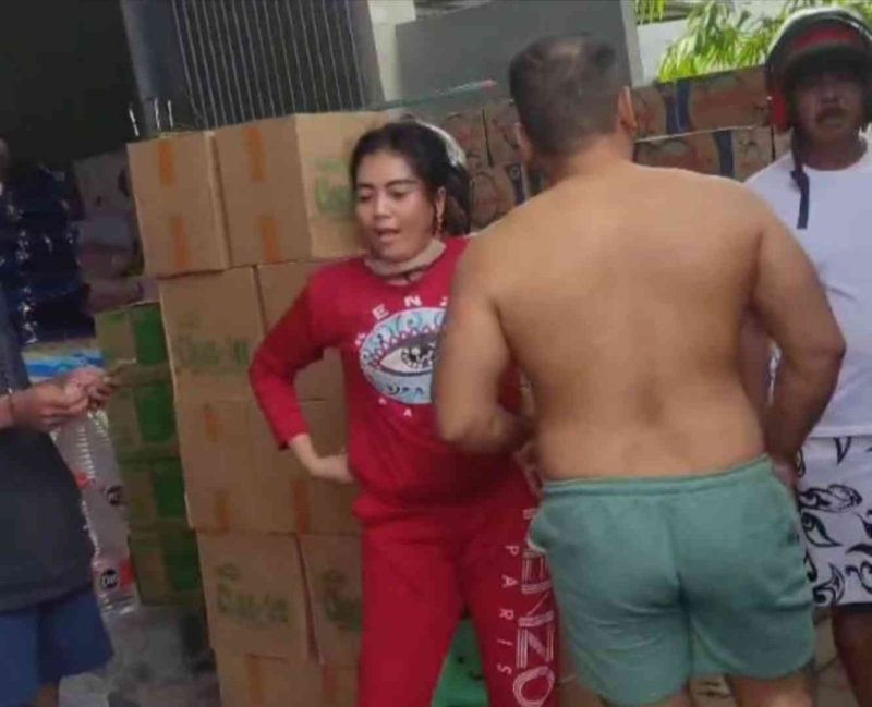 Hasil screenshot dari video yang beredar