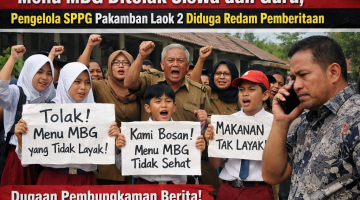 Pengelola SPPG Pakamban Laok 2 Diduga Sibuk Redam Pemberitaan Setelah Menu MBG Yang Disajikan Ditolak Siswa dan Guru